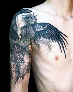 xăm hình chim phượng hoàng cho khách xăm hình chim phượng hoàng cho khách