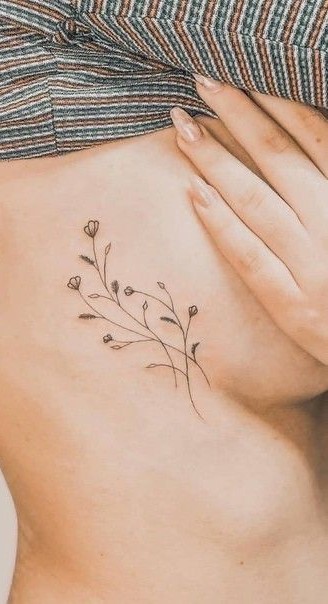 hình xăm hoa mini nhẹ nhàng thuần khiết hình xăm hoa mini nhẹ nhàng thuần khiết