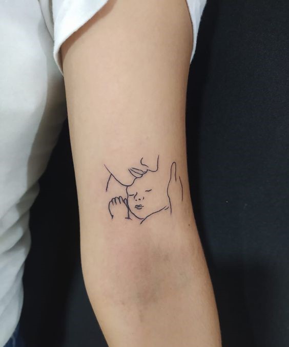 tattoo tình mẫu tử ý nghĩa đơn giản nhất