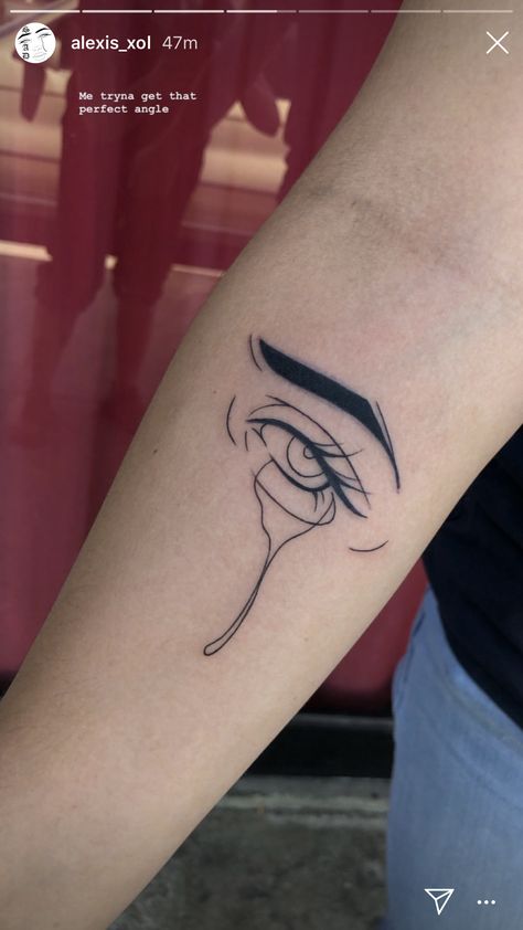 hình xăm dáng mắt mini đẹp