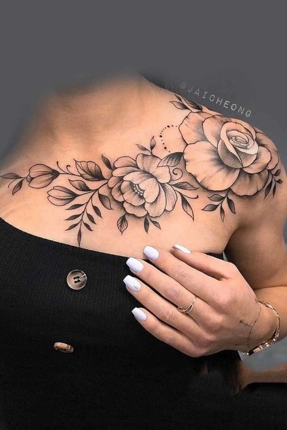 tattoo mini hoa mẫu đơn cực cháy