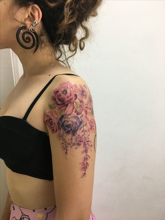 tattoo mini hoa mẫu đơn đẹp lạ