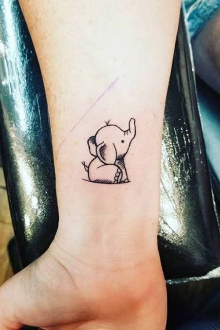 tattoo mini voi cổ điển