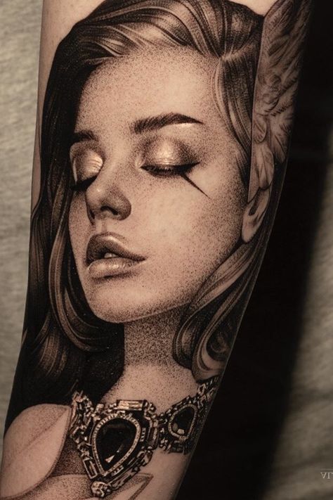 ấn tượng với mẫu xăm cô gái buồn