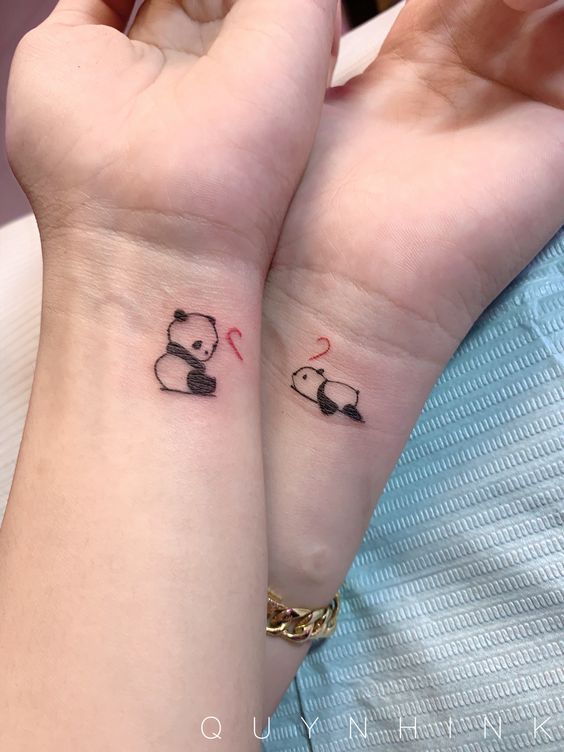 đôi bạn gấu trúc siêu cute