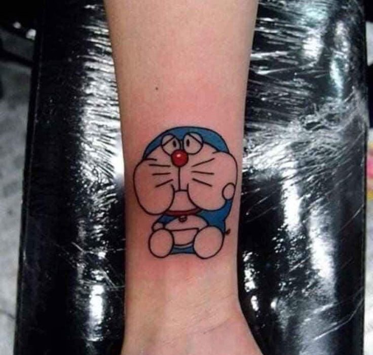 hình xăm doraemon mũm mĩm mini