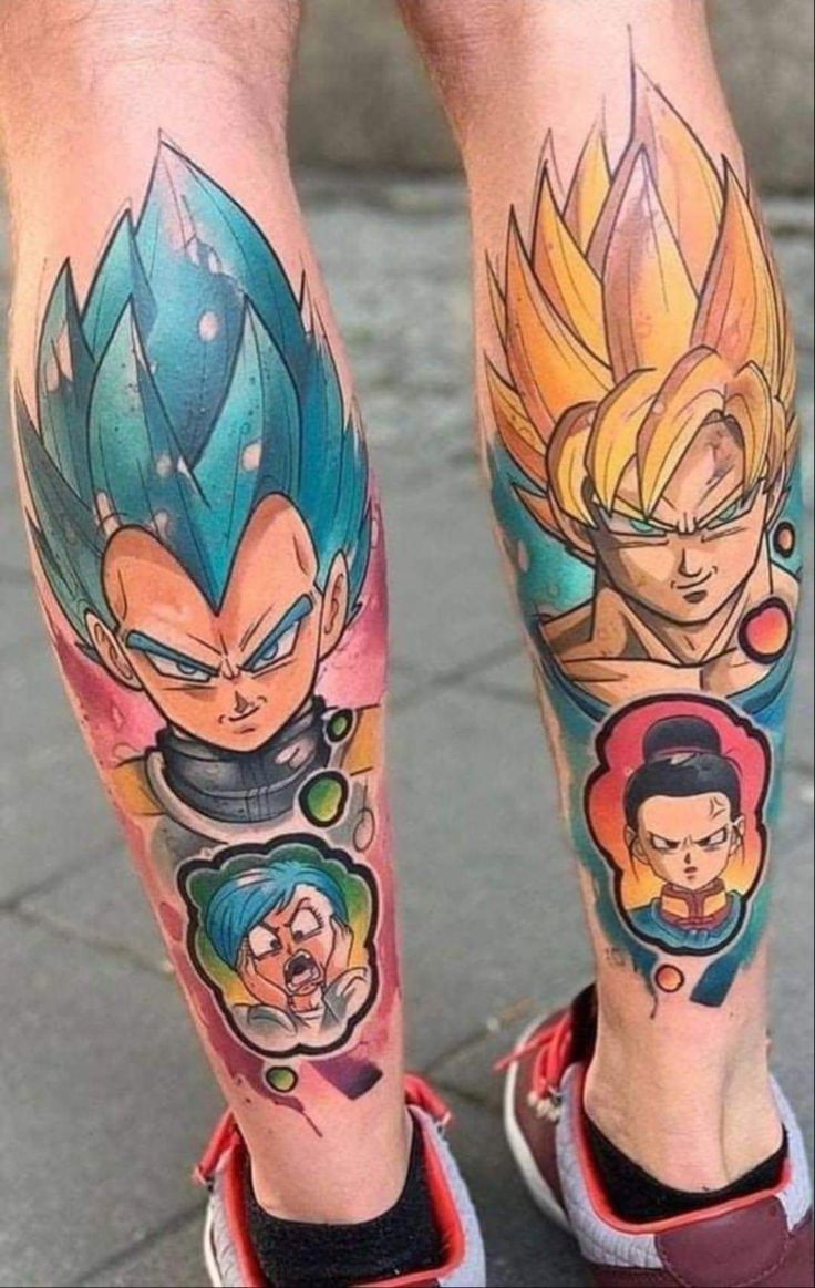 ấn tượng với dragon ball ở chân