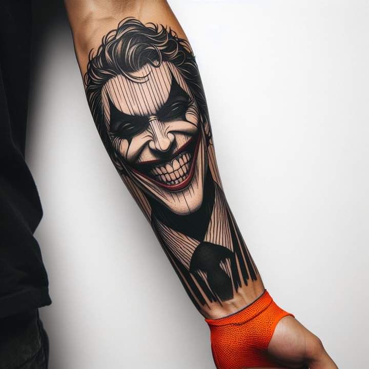 hình xăm joker cực đẹp hình xăm joker cực đẹp