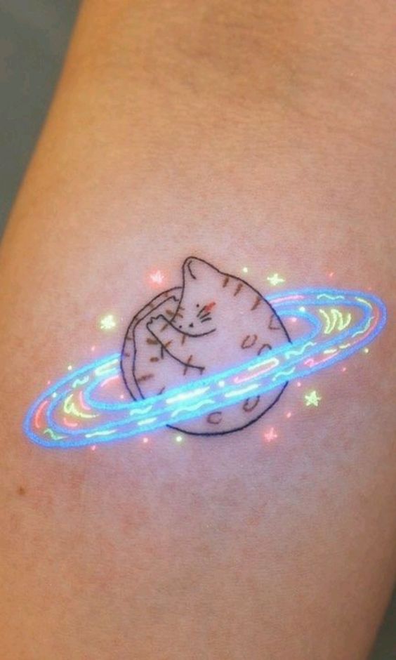 hình xăm mèo cute