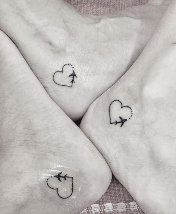 ý tưởng tattoo mini đơn giản cho hội bạn thân