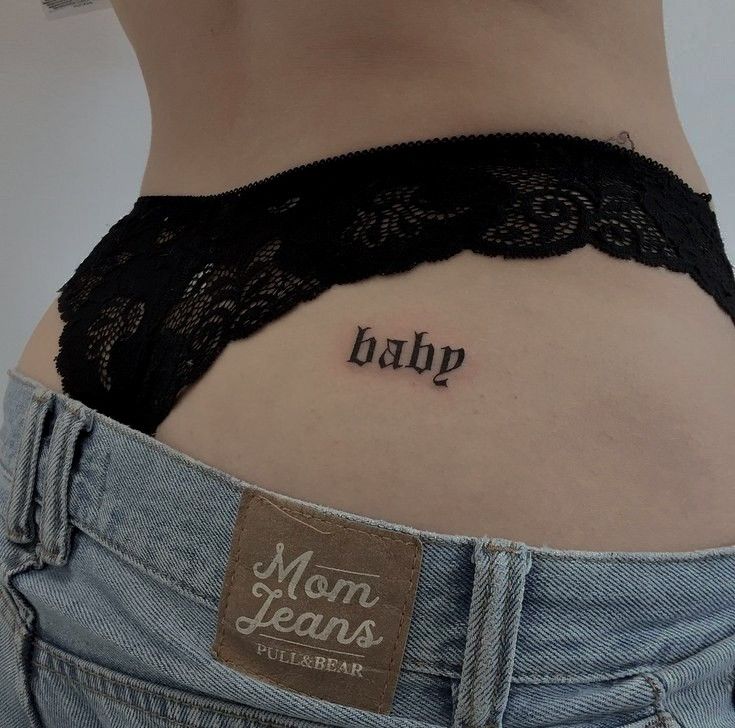 hình xăm ở mông đặc biệt