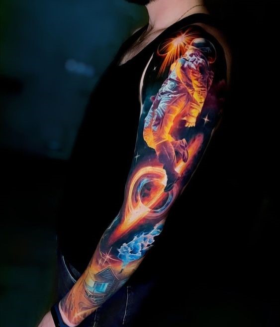 khung cảnh ngân hà cuốn hút