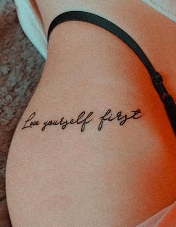 hình xăm slogan cho bản thân