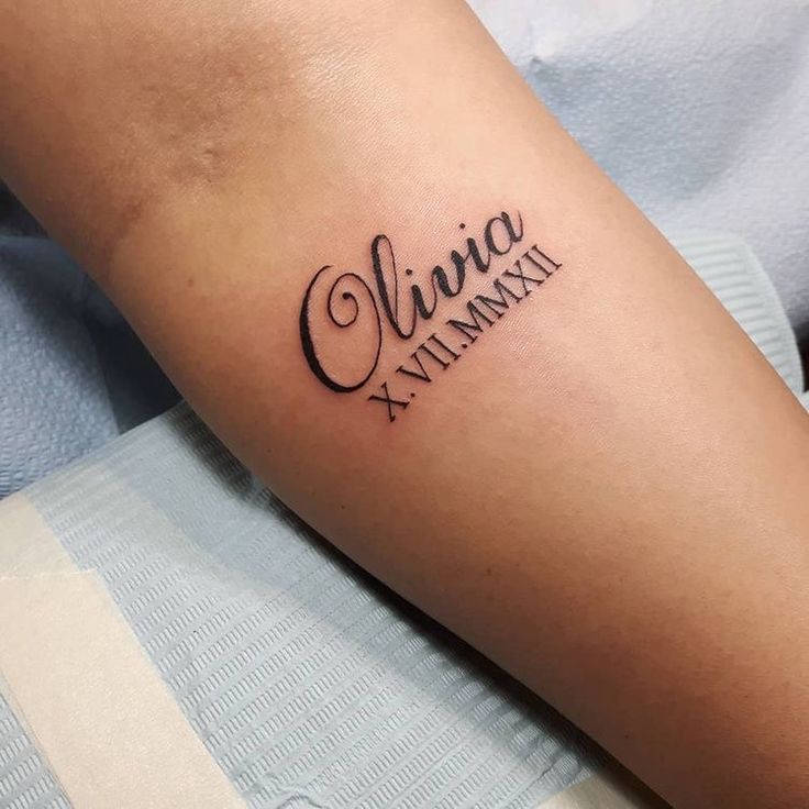 kiểu tattoo chữ la mã và tên ý nghĩa