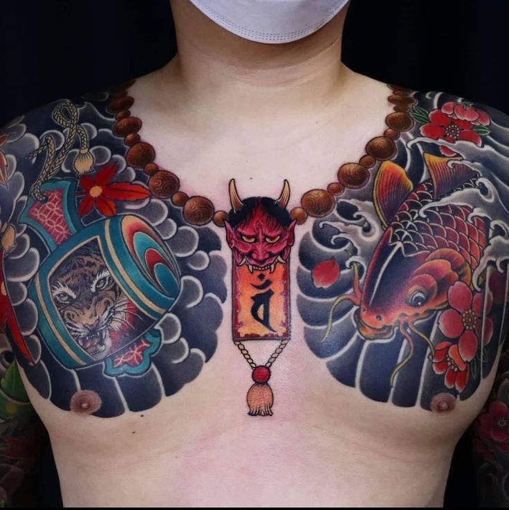 mẫu tattoo biểu tượng truyền thống của Nhật