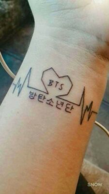 mẫu tattoo cực phổ biến cho các fan BTS