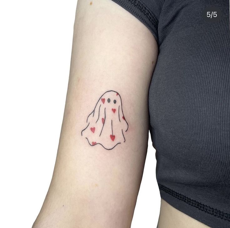 mẫu tattoo ma siêu cute cho bạn nữ