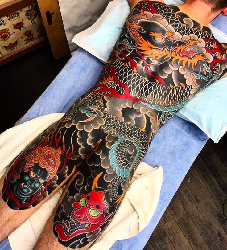 mẫu tattoo nhật cổ kín người có ý nghĩa