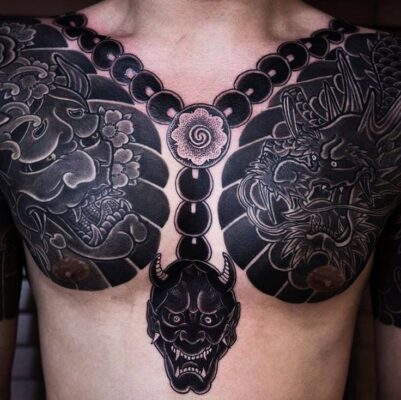 mẫu tattoo vòng cổ cực chất