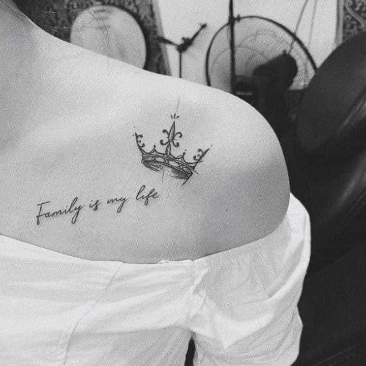 mẫu tattoo ý nghĩa về gia đình