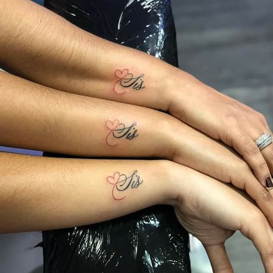 mẫu xăm chữ mini đẹp với bạn thân