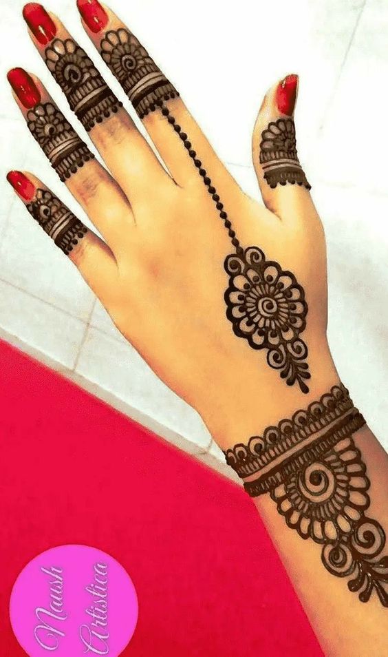 mẫu xăm henna full cổ tay và ngón tay mẫu xăm henna full cổ tay và ngón tay