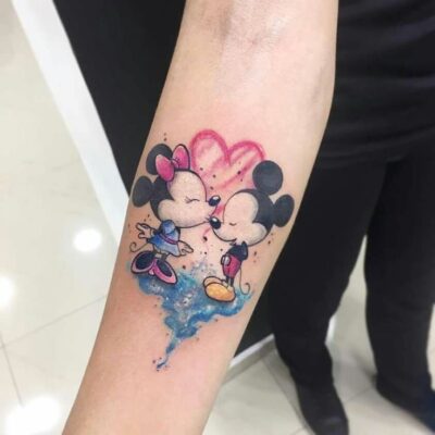 mẫu xăm mickey siêu cute