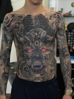 một ý tưởng tuyệt vời cho hình xăm full mình