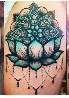 nghệ thuật xăm hình chi tiết hoa độc đáo