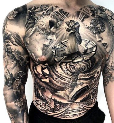 sáng tạo cho hình xăm bít mình trước