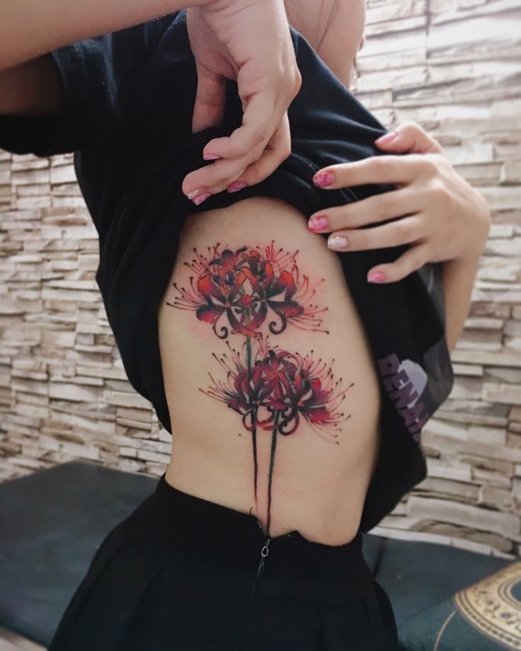 tattoo hoa bỉ ngạn cực hot