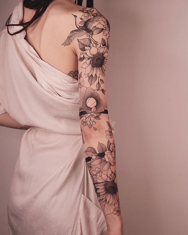 tatto hoa cực chất cho các bạn nữ