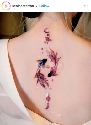 tattoo cá cảnh cực đẹp cho anh em