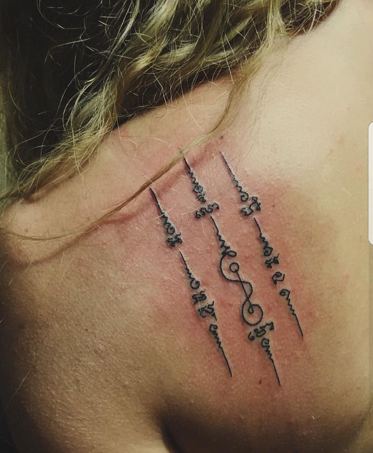 tattoo chữ khmer đơn giản ngắn gọn