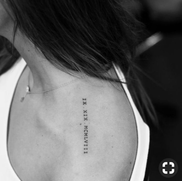 tattoo chữ số la mã ở vai ý nghĩa