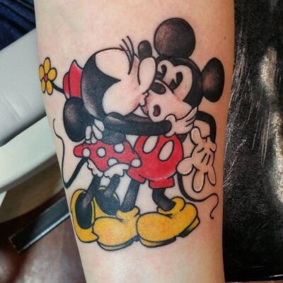 tattoo chuột mickey siêu dễ thương