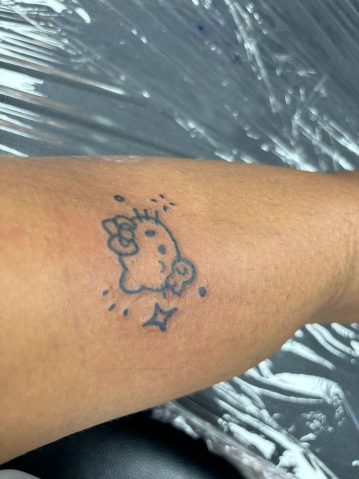 tattoo hello kitty mini cực cute