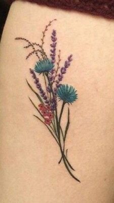 tattoo lavender cực chi tiết
