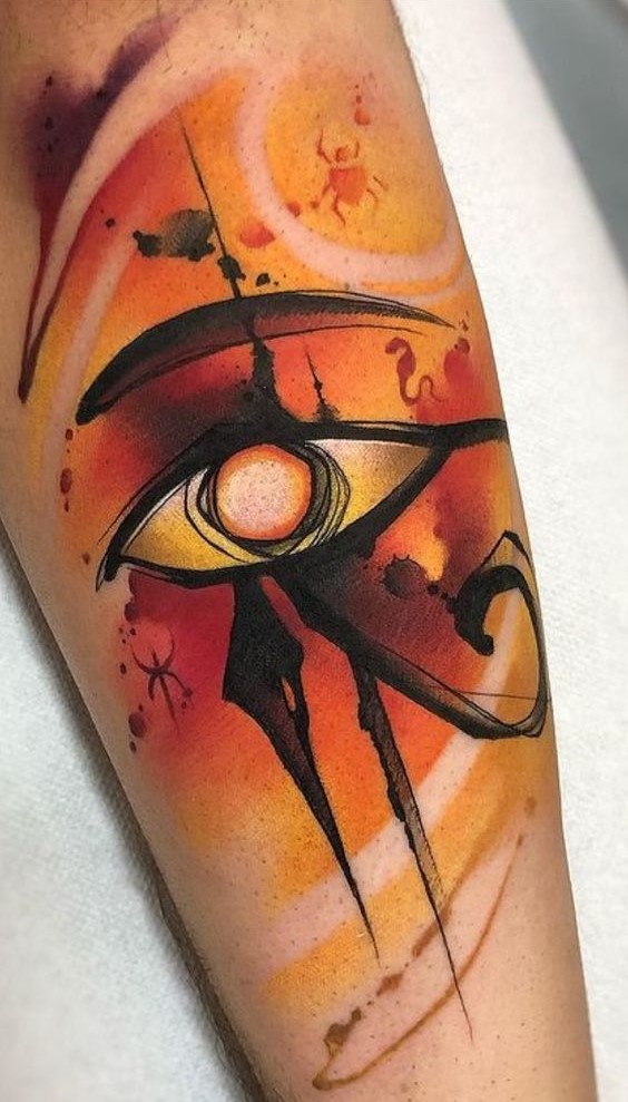 tattoo mắt thần Horus độc đáo