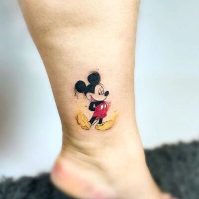 tattoo mickey cực xinh