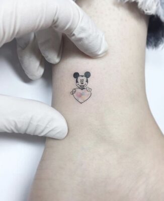 tattoo mickey love