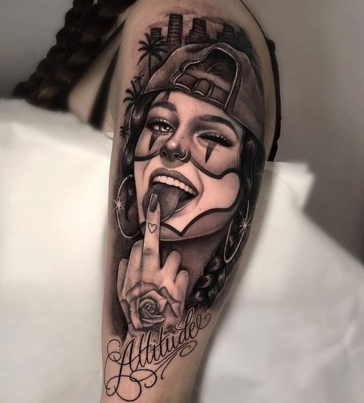 tattoo nhân vật Harley Quinn tattoo nhân vật Harley Quinn
