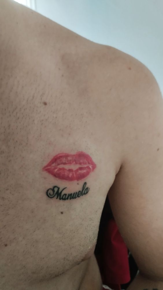tattoo nụ hôn thủy chung đầy ngọt ngào tattoo nụ hôn thủy chung đầy ngọt ngào