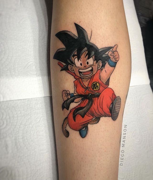 thiết kế xăm mini dragon ball