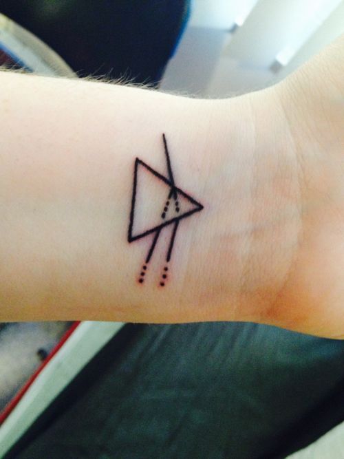 thiết kế xăm nhỏ ở cổ tay