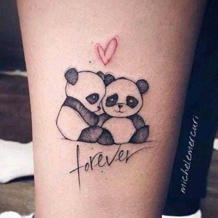 xăm cặp đôi gấu trúc mini siêu cute xăm cặp đôi gấu trúc mini siêu cute