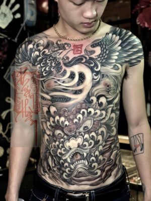 xăm full mình cực chất cho anh khách