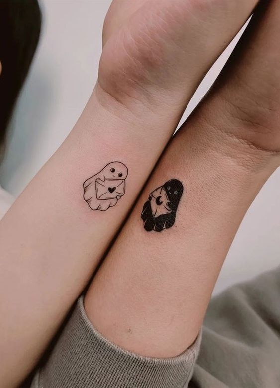 ý tưởng tattoo cặp với bạn thân