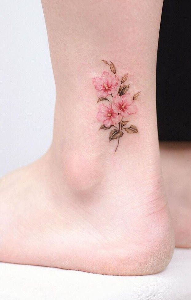 ý tưởng tattoo cho nữ gần mắt cá