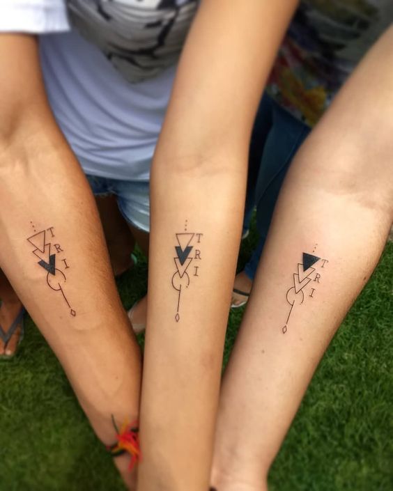ý tưởng tattoo của hội bạn thân